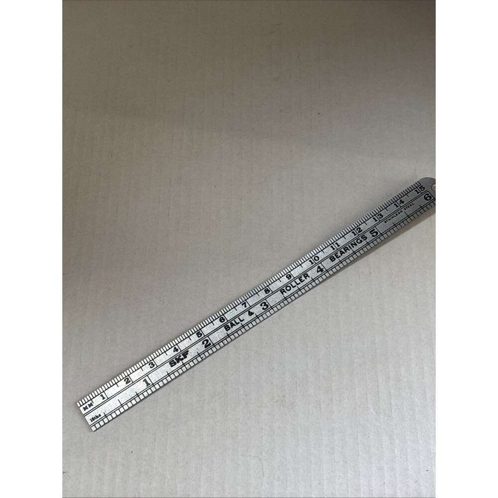 Vintage Machinist Ruler SKF